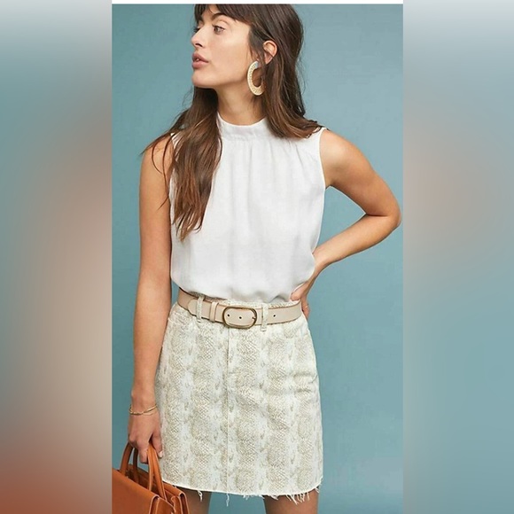 Paige‎ Aideen Denim Mini Skirt new - Picture 1 of 10